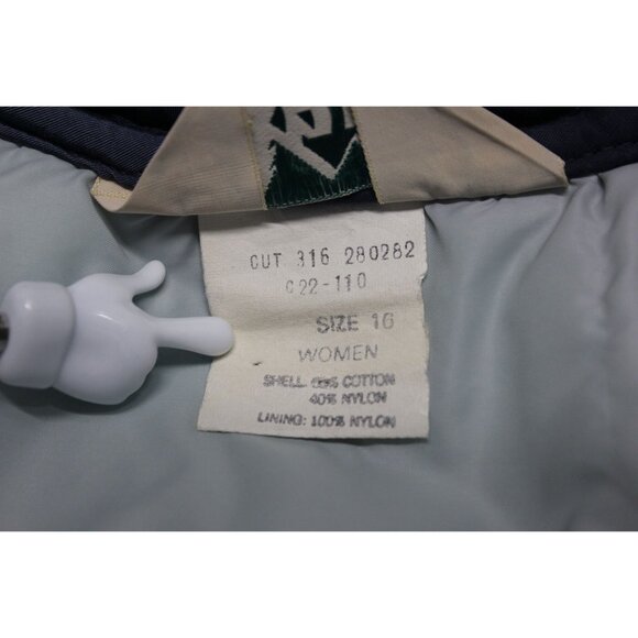 REI women's vintage stand up collar snap front winter puffer‎ ski vest 16 - Picture 8 of 15